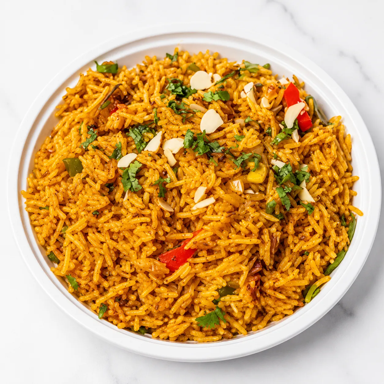 Chicken Biryani — fragrant basmati rice with spiced chicken at Craving Curries Winnipeg